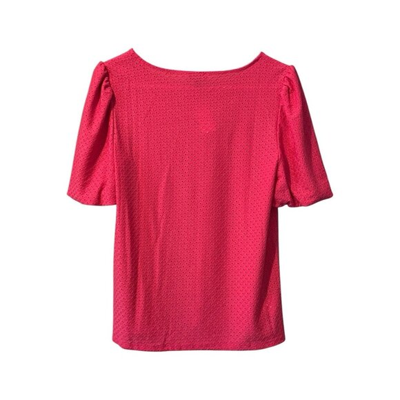 Ann Taylor Factory Women Blouse Top Long Sleeve‎ Pink Size Medium Breathable NWT - Picture 2 of 11